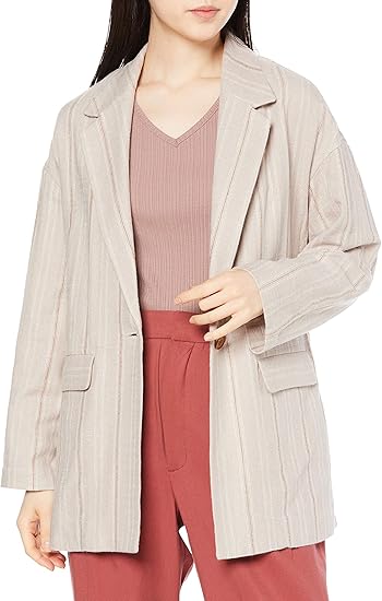 Amazon リリーブラウン リネンジャケット Lwfj レディース Beg F コート ジャケット 通販