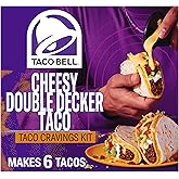 Taco Bell Cheesy Double Decker Taco Cravings Kit, 401 g Box