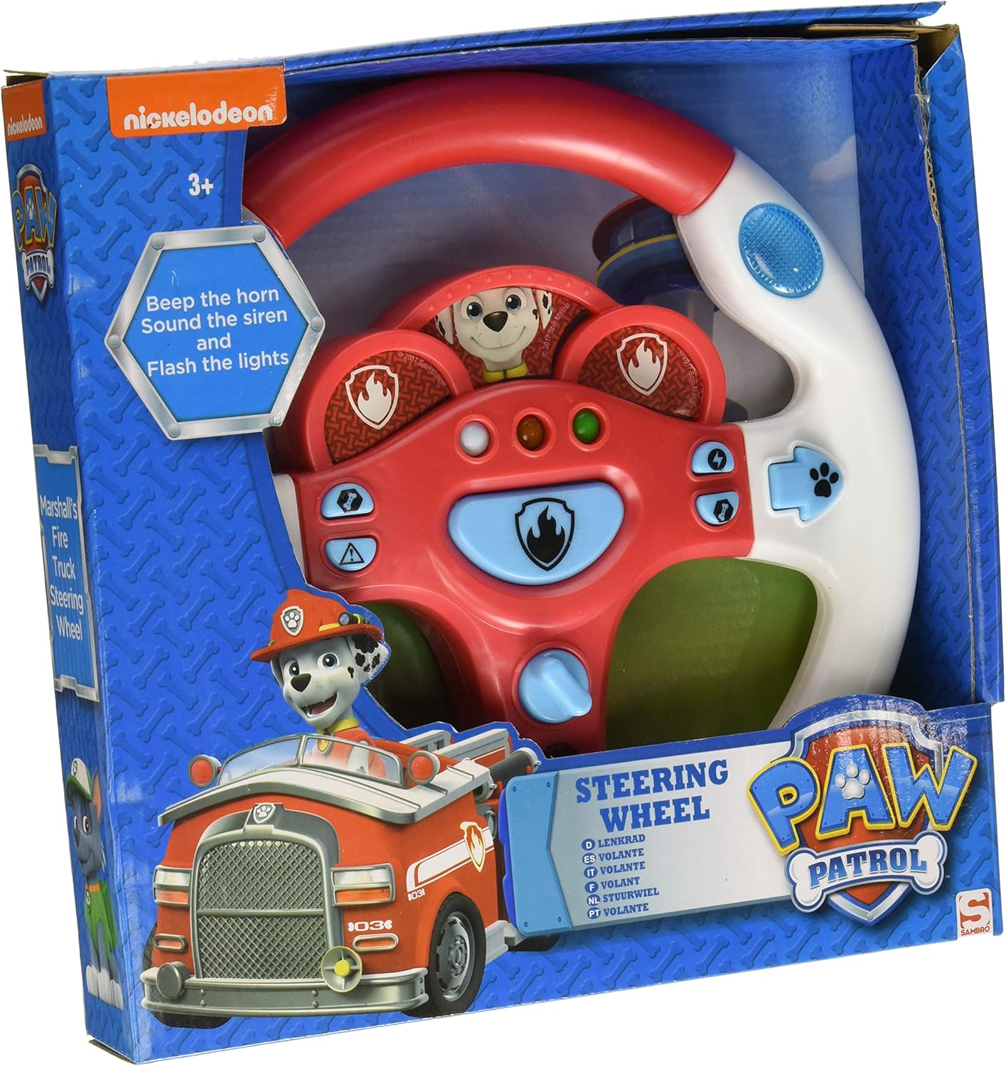 paw patrol steering wheel toy