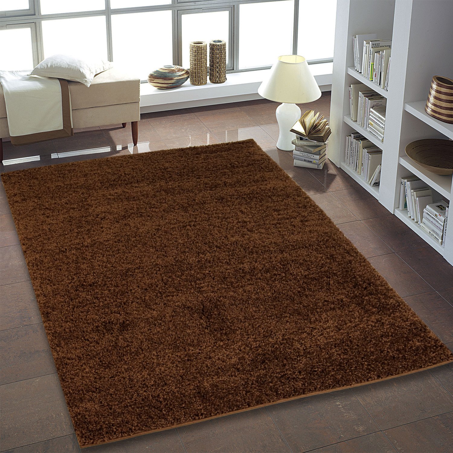 Ladole Super Soft Shaggy Area Rug for Living Room, Bedroom