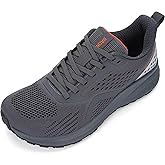 BRONAX Men's Wide Cushioned Supportive Road Running Shoes | Wide Toe Box | Rubber Outsole