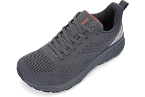 BRONAX Men's Wide Cushioned Supportive Road Running Shoes | Wide Toe Box | Rubber Outsole
