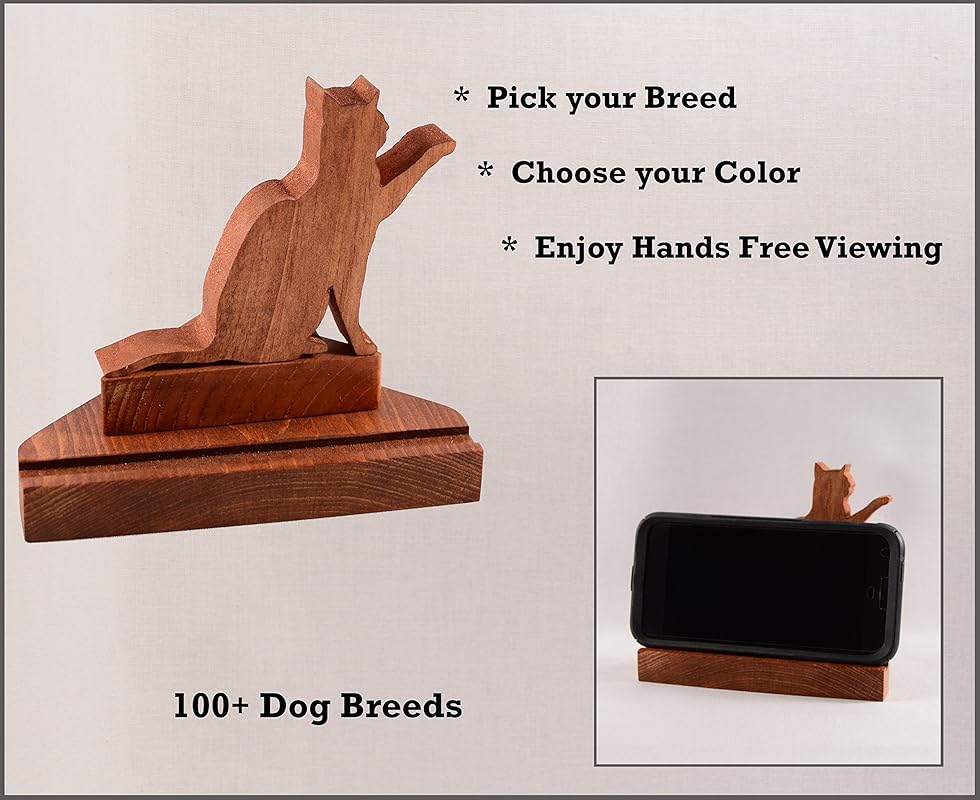 Personalized Cat Cell Phone Stand Versatile Customizable