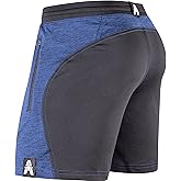 Anthem Athletics Dominance Mens Gym Shorts - 5" & 7" Inseam Athletic Running Shorts w/Zipper Pocket - Workouts, Bodybuilding