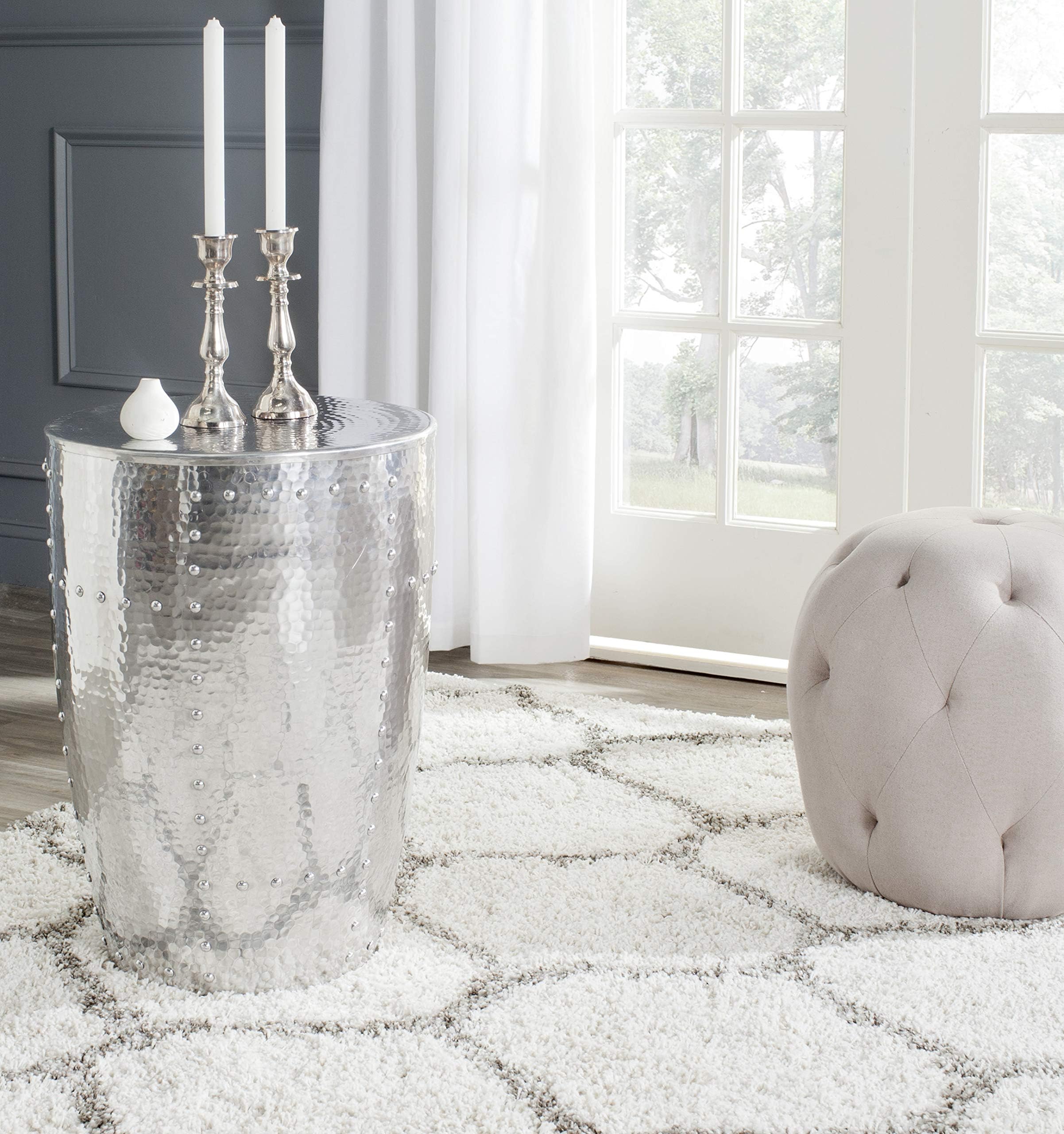 Safavieh Home Collection Hammersmith Silver End Table