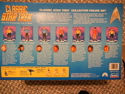 classic star trek collector figure set