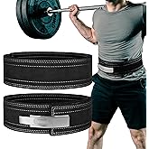 Hawk Sports Weightlifting Belt for Men and Women, Black 10mm Thick, 4-Inch Wide Lever Belt for Safely Increasing Weight and Lifting Power for Deadlifts, Squats, and Other Workouts