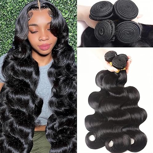 12A Human Hair Bundles 22 24 26 Inch Body Wave Bundles Human Hair