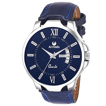 Analogue Blue Dial Mens Watch (Ar-042-Blu)