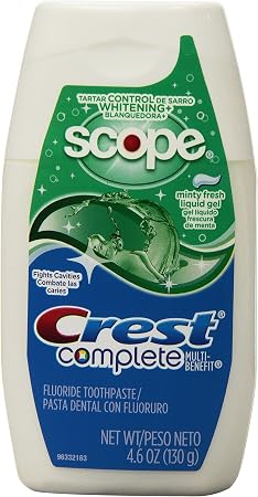 Crest tartar control Plus scope toothpaste - minty Fresh (037000385936)