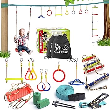 Ninja Slackline Backyard Obstacle 