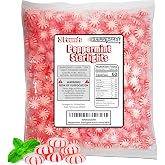 Peppermint Starlights Hard Candies, Real Peppermint Oil Infused Candy Mints, 2 Pound Bag