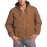 Carhartt Men's Big-Tall Quilted Flannel Lined Sandstone Active Jacket