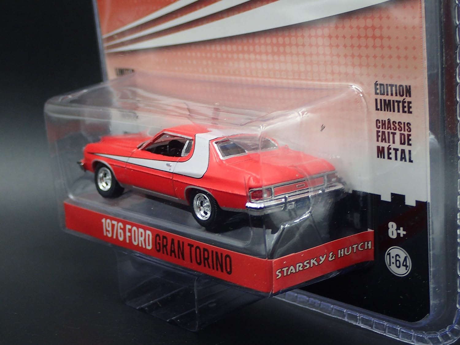 Greenlight 44780-A 1:64 Hollywood Series 18 Starsky & Hutch 1976 Ford Gran Torino DieCast Vehicle, Assorted model, Red - Image 5