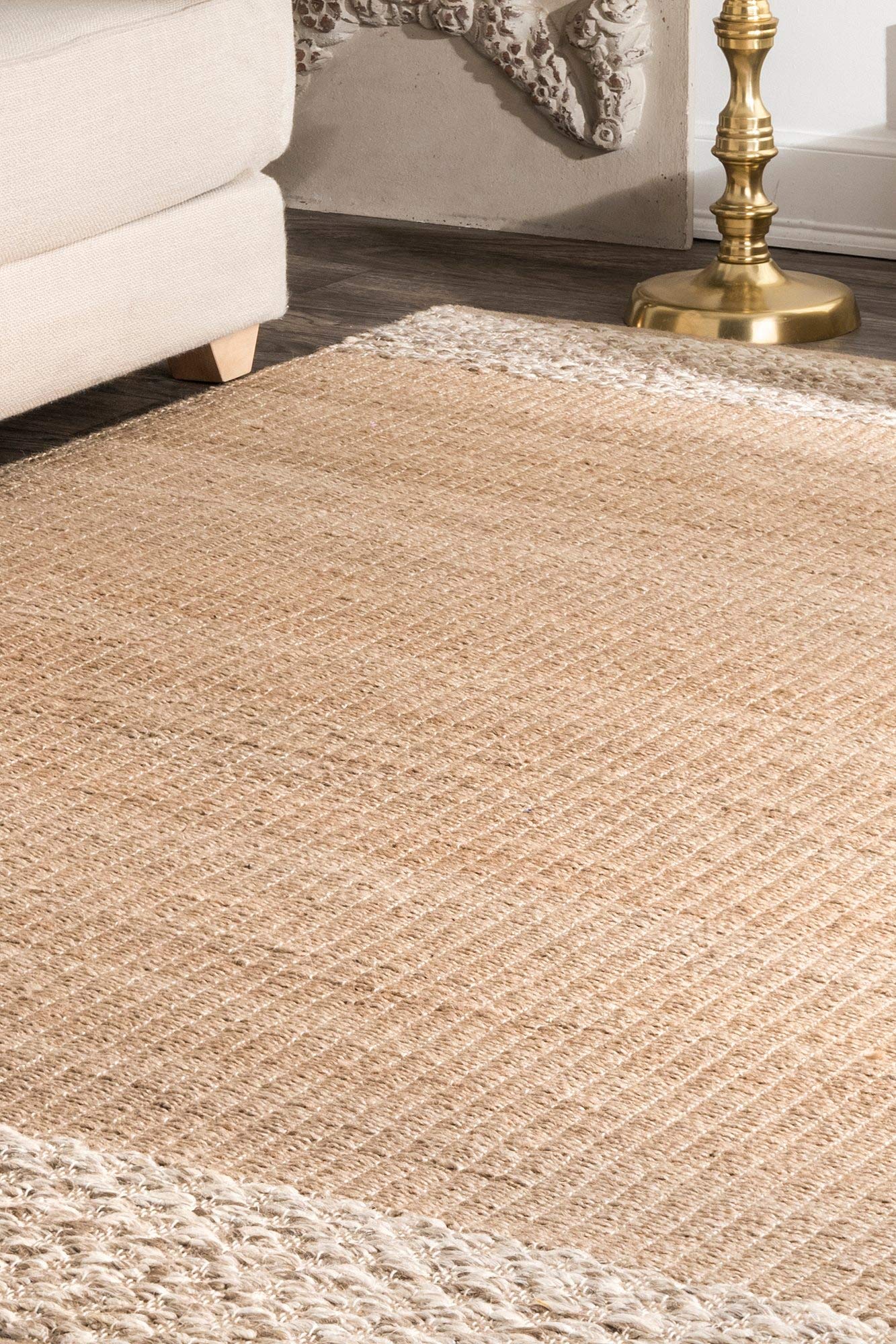 nuLOOM Sharlene Flatweave Jute Rug, 5' x 8', Natural Pricepulse