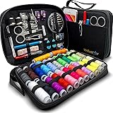 VelloStar Sewing KIT for Adults - Over 100 Easy to Use Sewing Supplies & 24-Color Threads, a Needle and Thread Kit for Small