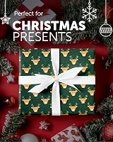 Kraft & Co 2 Pack Christmas Kraft Wrapping Paper 44.5cm x 25m Recyclable view 6