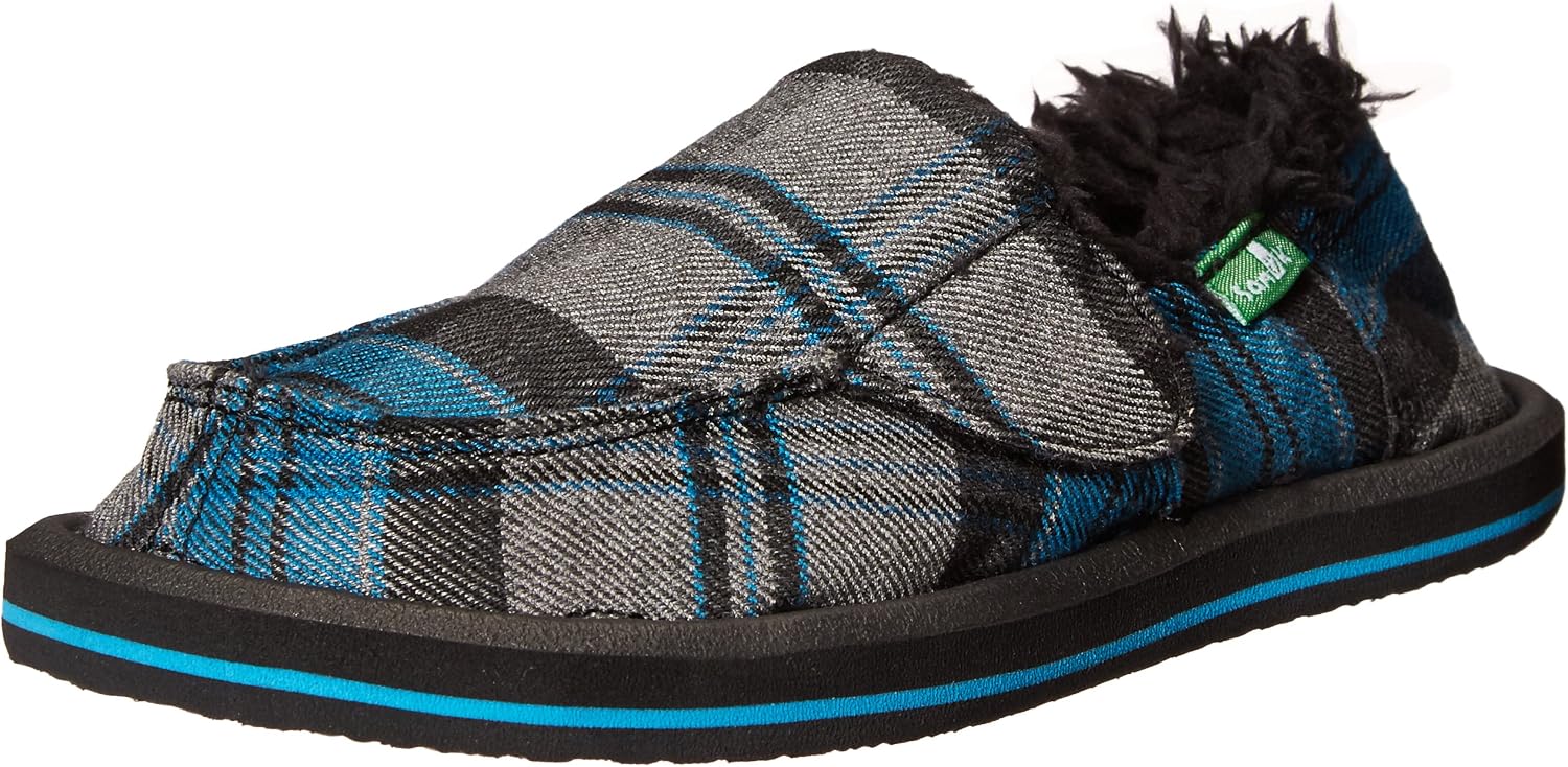 sanuk plaid slippers