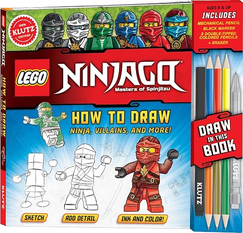 Download LEGO Ninjago How to Draw Ninja, Villains, and More! PDF