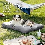 Bedsure Large XXL Washable Dog Bed 120x90x10cm Grey Oxford Fabric view 3
