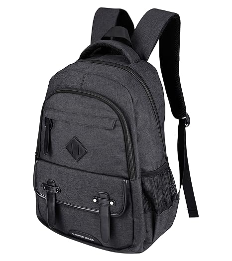 Nasher Miles Faroe Black Melange Laptop Backpack (21 L)