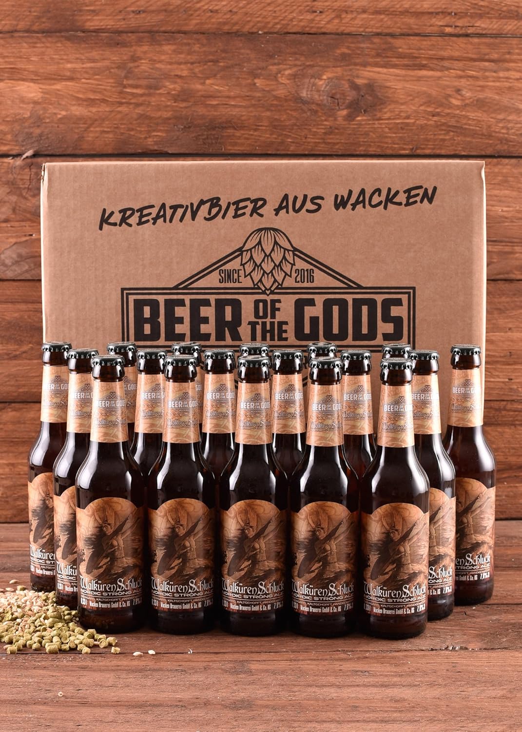 18 x Walkürenschluck Craft Beer 0,33l Flasche Strong Ale Wacken