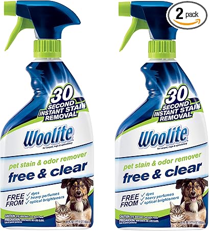 Amazon Co Jp Woolite フリー クリア ペットのシミ 臭い除去剤 22オンス 2個パック 2719 ドラッグストア