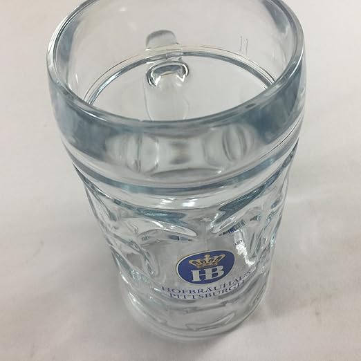 Amazon Com Hofbrauhaus Pittsburgh Glass Stein Vintage Heavy