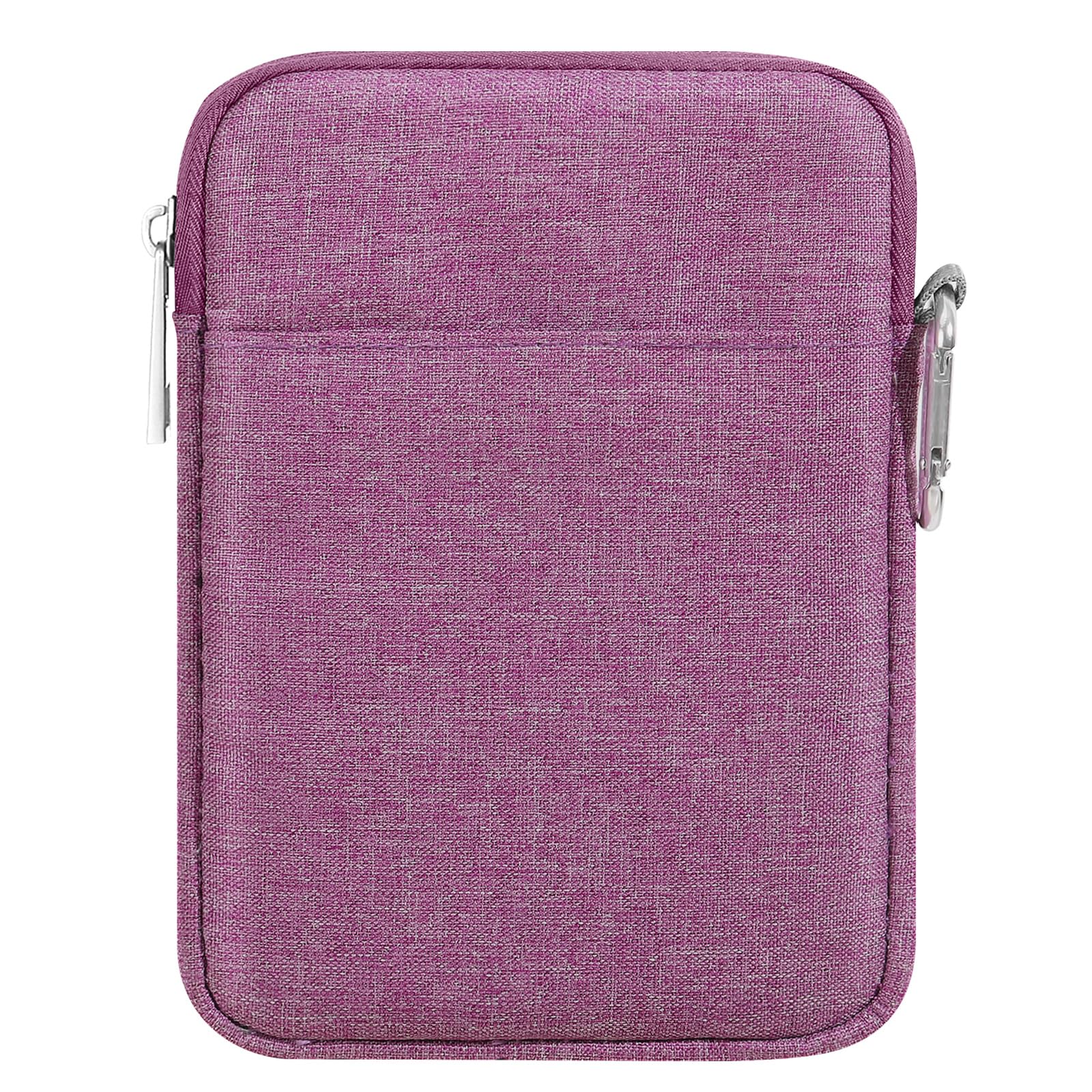 MoKo 6-7" Kindle Sleeve Bag,Protective Nylon Cover Compatible with 7" Kindle Colorsoft 2024, Paperwhite 2021, Kids (11th Gen) 2022, Oasis E-Reader, Purple