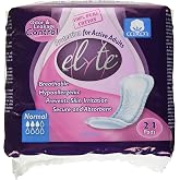 Elyte 100% Pure Cotton Bladder Control Pads-Sensitive Skin Safe, Normal, 24 Count