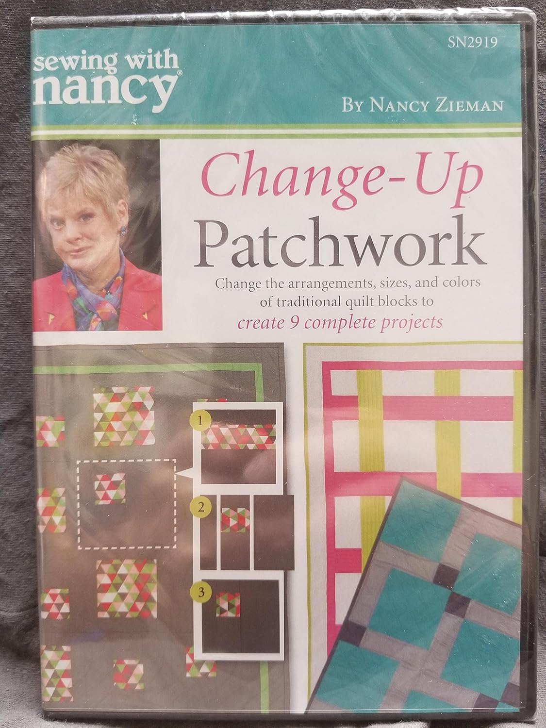 ChangeUp Patchwork DVD, Sewing With Nancy