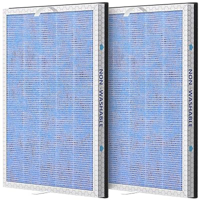 2 PACK MSA3/MSA3S HEPA Replacement Filter Compatible with Membrane Solutions MSA3 and MSA3S Device, 3-Stage HEPA Filter