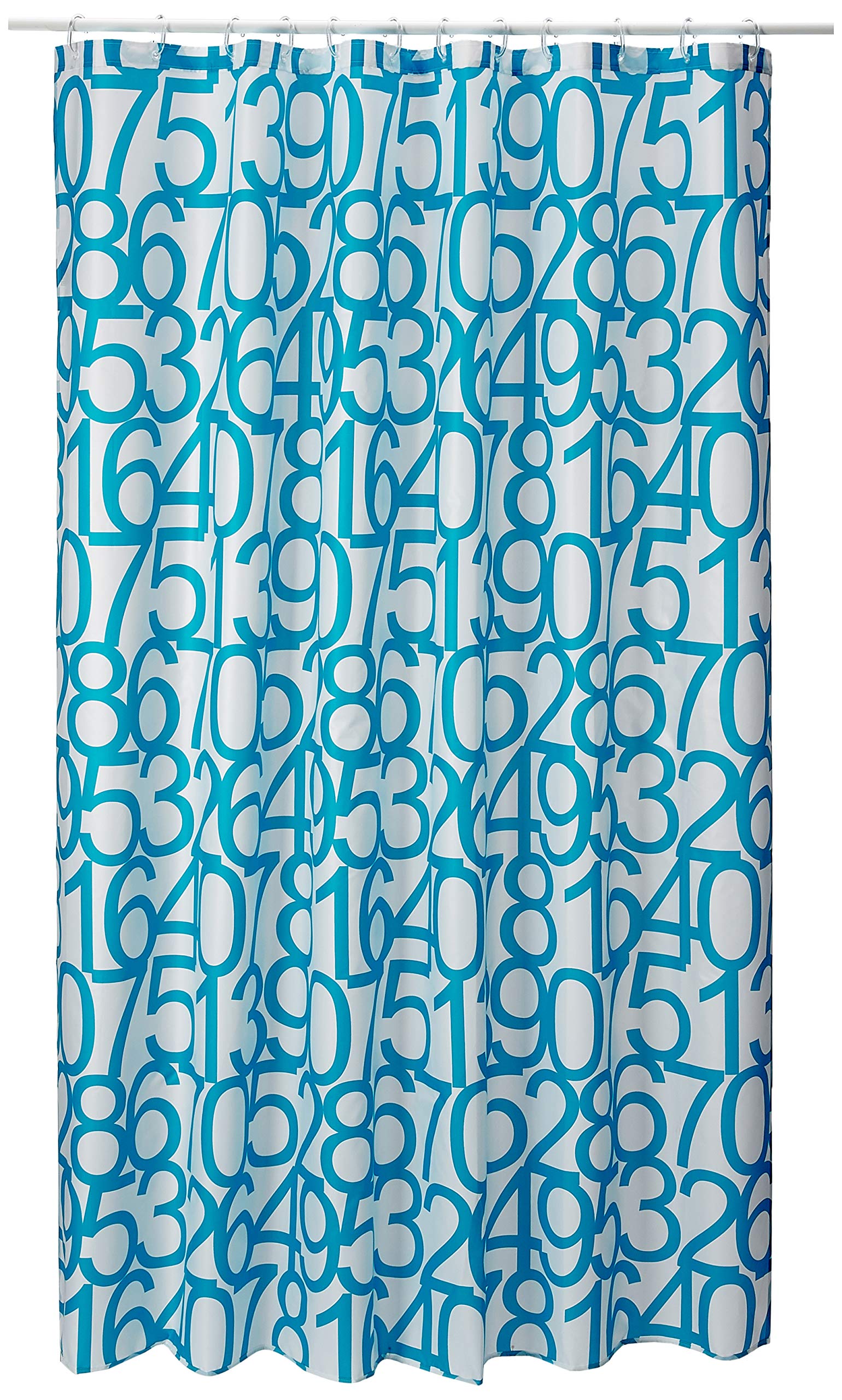 Spirella Cottdown AQUA Curtain 180 x 200 1211696, White, Standard