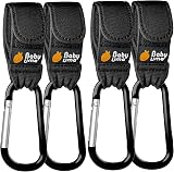 Baby Uma Baby Buggy Clips 4 Pack 5 kg Universal Pram Hooks Aluminium