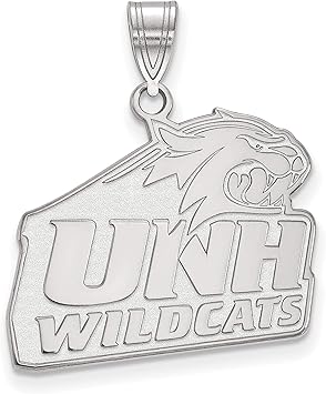 Amazon Jewelry Stores ニューハンプシャー大学 ワイルドキャッツ スクールマスコットペンダント スターリングシルバー Jewelry Stores Network スポーツ アウトドア
