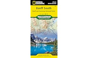 Banff South Map [Banff and Kootenay National Parks]