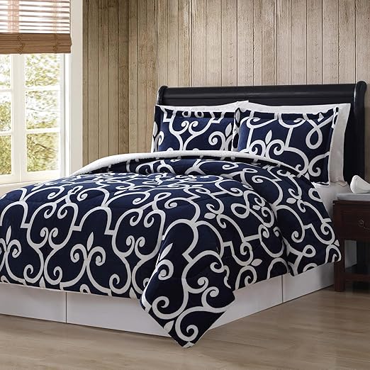 Amazon Com Flannel Rooster Down Alternative Comforter Mini Set