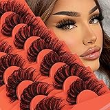Natural False Eyelashes Wispy Lashes 17mm Eyelashes