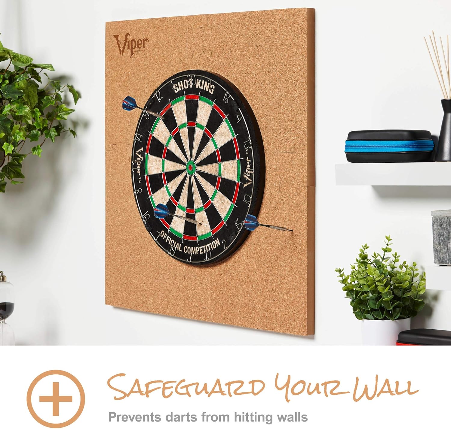 Viper by GLD Products Wall Defender II Dartboard Surround Cork : Sports & Outdoors