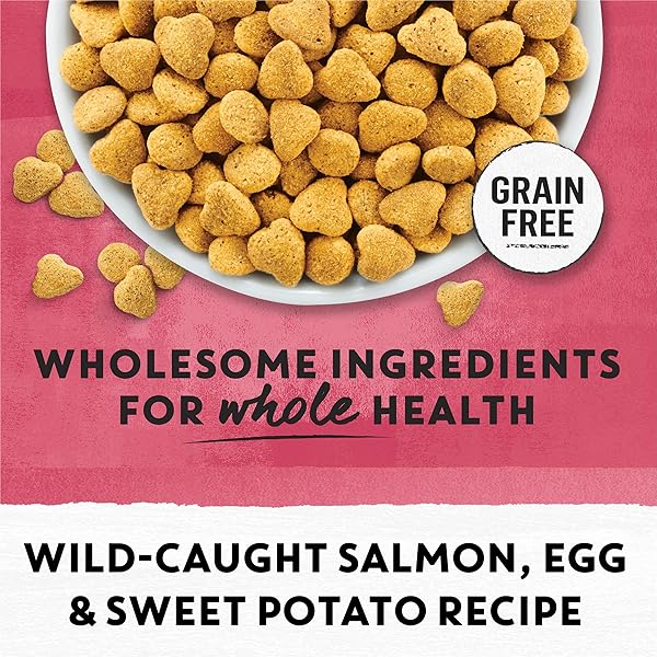 PURINA BEYOND NATURAL GRAIN FREE DRY CAT FOOD SIMPLY INDOOR SALMON, EGG AND SWEET POTATO RECIPE – 3 LB. BAG