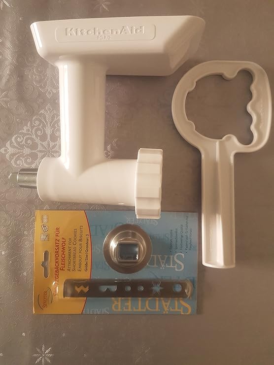 Amazon.de KitchenAid Fleischwolf FGA Set mit Spritzgebäckvorsatz