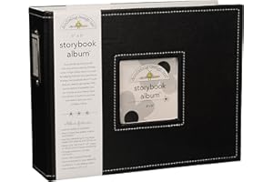 Doodlebug 2740 Design Storybook for Scrapbooking Album, 8x8-Inch, Beetle Black