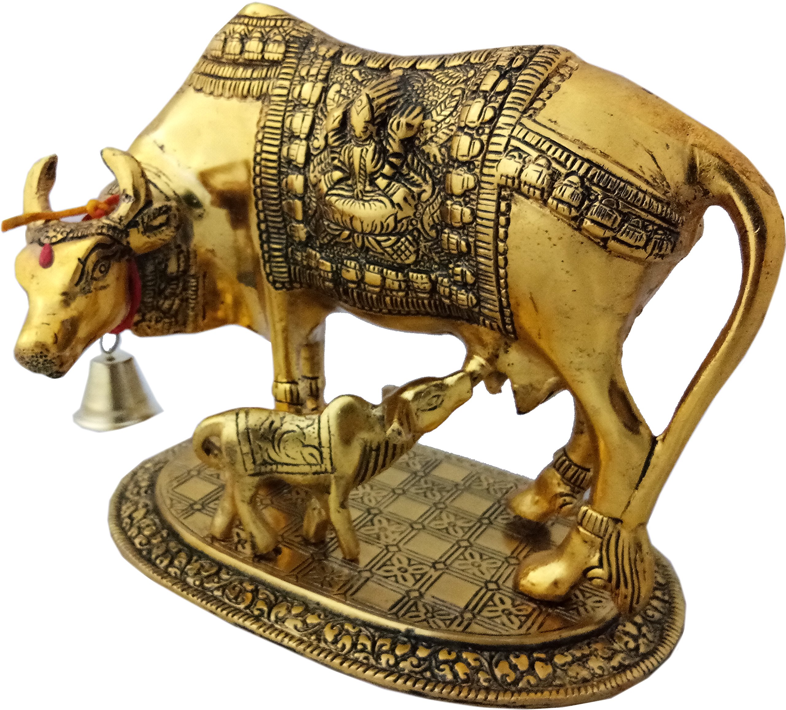 Trendy Crafts Handcrafted Cow with Calf Idol Showpiece for Home Decor,Housewarming and Return Gift