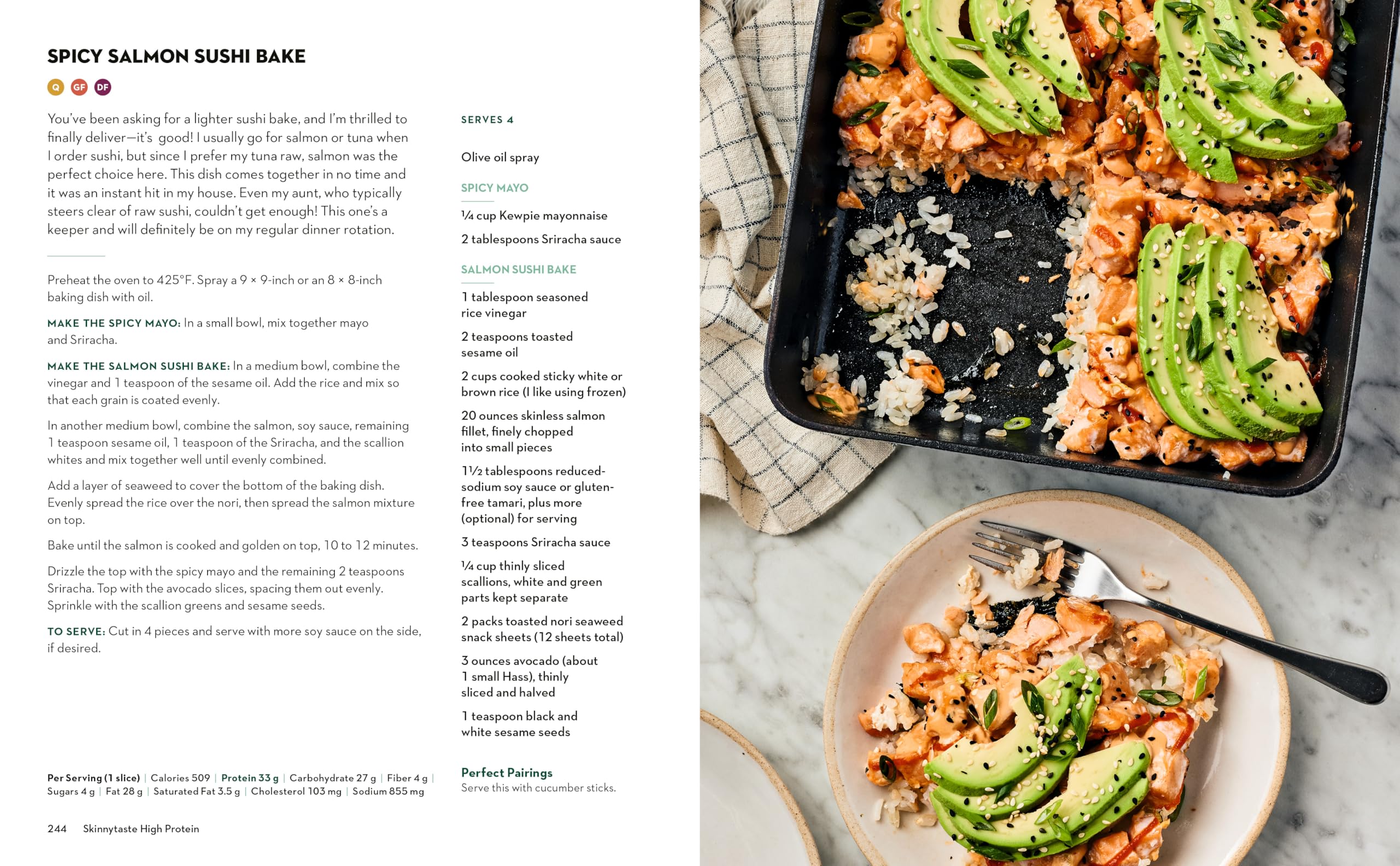 Skinnytaste High Protein: 100 Healthy, Simple Recipes to Fuel Your Day: A Cookbook Skinnytaste High Protein: 100 Healthy, Simple Recipes to Fuel Your Day: A Cookbook Hardcover Kindle Spiral-bound