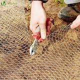 VOUNOT Chicken Wire Mesh Roll PVC Coated 13 mm Grey 1m x 25m Hexagonal view 5