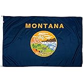 FlagSource Montana Nylon State Flag, Made in the USA, 3x5'