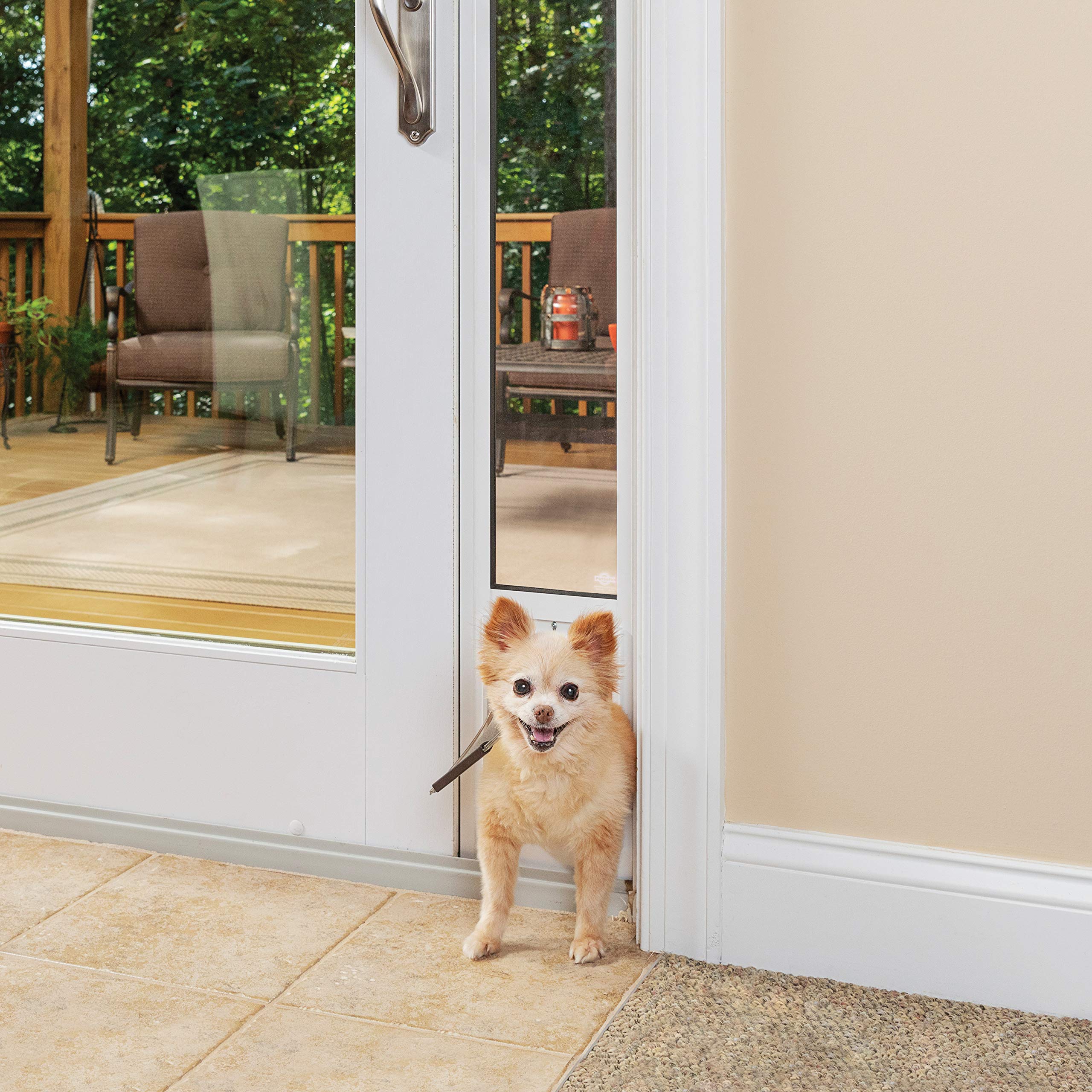 PetSafe Doggy Door for Sliding Glass Doors, Adjustable Height 75 7/8
