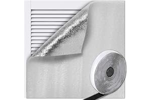 MEPERPER Attic Fan Insulation Cover with Adhesive Strips, Ceiling Insulation Vent Shutter Cover, Fits Up to 38" x 46"
