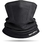 YANIKY Winter Neck Warmer Gaiter Ski Face Mask, Breathable Fleece Balaclava Windproof Cold Weather Scarf