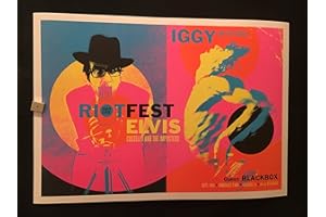 Iggy And The Stooges, Elvis Costello Chicago Riot Fest 9/16/2012 Concert Poster, Kii Arens, 2012, Humboldt Park, Iggy Pop